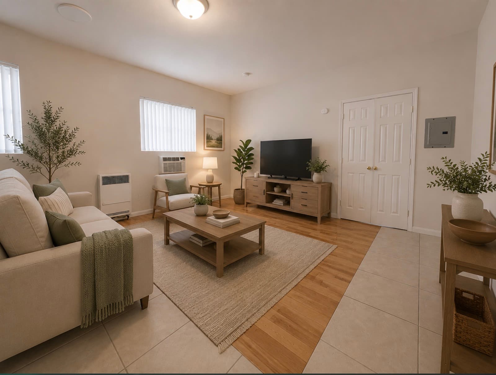 Unit 108 living room
