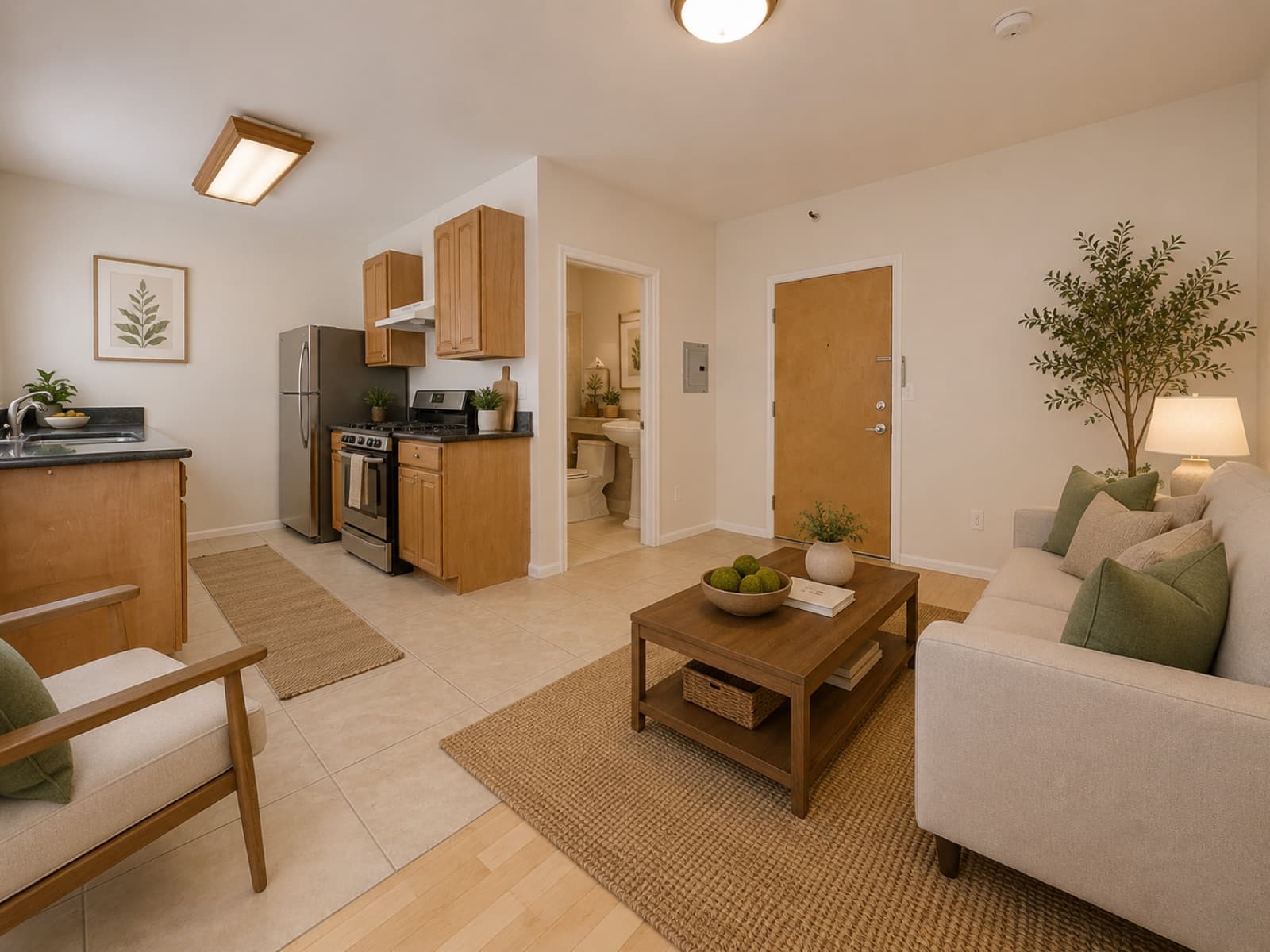 Unit 207 living room