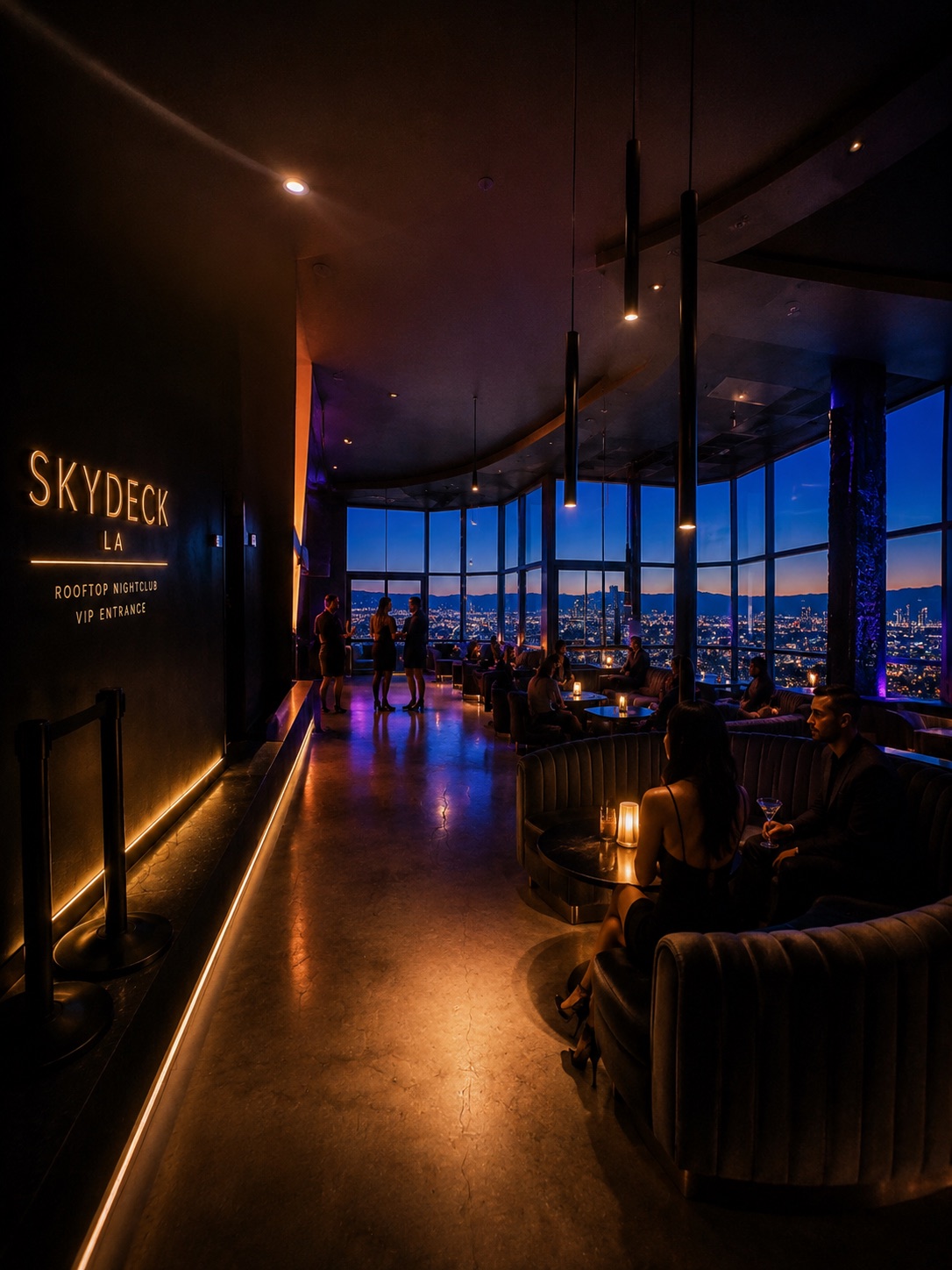 17th-floor penthouse event space (Skydeck LA)